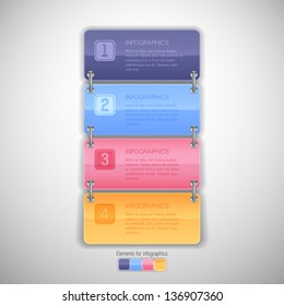 Plantilla de diseño moderno ( se puede utilizar para infografías )