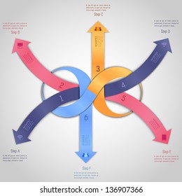 Modern Design template ( can be used for infographics )