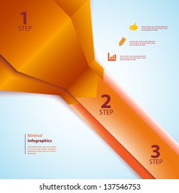 Modern Design template / can be used for infographics. Vector illustration for your business presentation