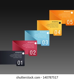 Modern Design template ( can be used for infographics )