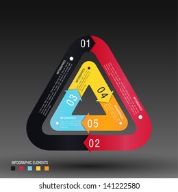 Modern Design template ( can be used for infographics )
