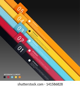 Modern Design template ( can be used for infographics )