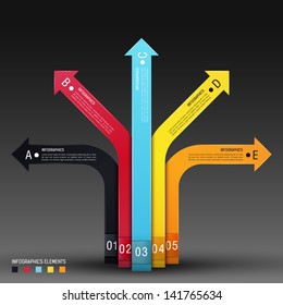 Modern Design template ( can be used for infographics )