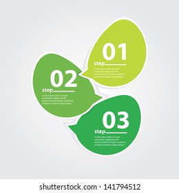 Modern Design template / can be used for infographics / numbered banners / graphic or website layout vector