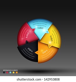 Modern Design template ( can be used for infographics )