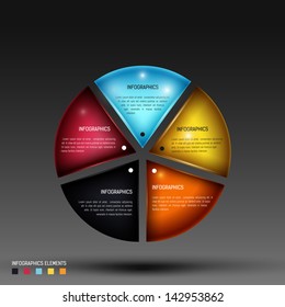 Modern Design template ( can be used for infographics )