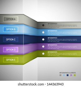 Modern Design template ( can be used for infographics )