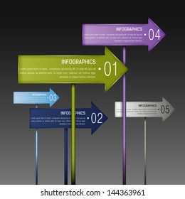 Modern Design template ( can be used for infographics )