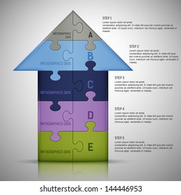 Modern Design template ( can be used for infographics )