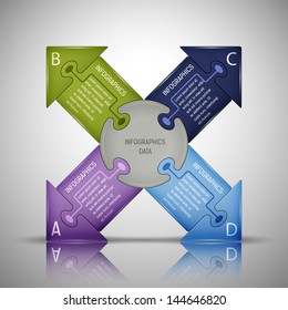 Modern Design template ( can be used for infographics )