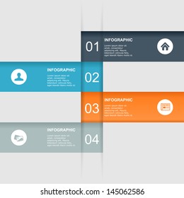 Modern Design template / can be used for infographics