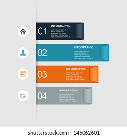Modern Design template / can be used for infographics