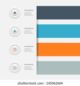 Modern Design template / can be used for infographics