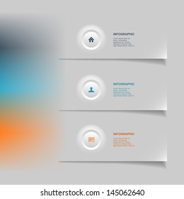 Modern Design template / can be used for infographics