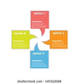 Modern Design template / can be used for infographics / numbered banners / graphic or website layout vector