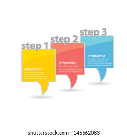 Modern Design template / can be used for infographics / numbered banners / graphic or website layout vector