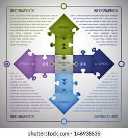 Modern Design template ( can be used for infographics )