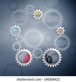 Modern Design template ( can be used for infographics )