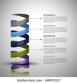 Modern Design template (can be used for infographics )