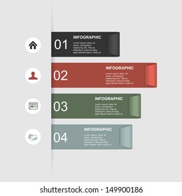 Modern Design template / can be used for infographics 
