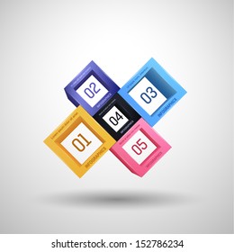 Modern Design template ( can be used for infographics )