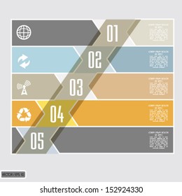 Modern Design template / can be used for infographics