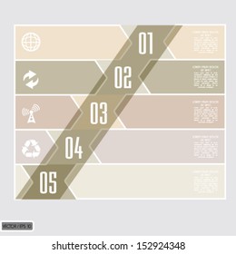 Modern Design template / can be used for infographics