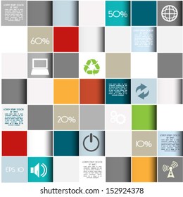 Modern Design template / can be used for infographics