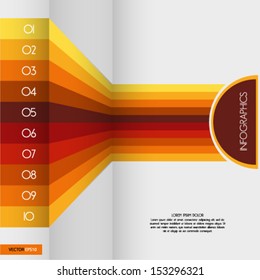 Modern Design template / can be used for infographics