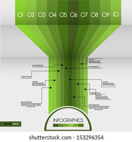 Modern Design template / can be used for infographics