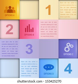 Modern Design template ( can be used for infographics )