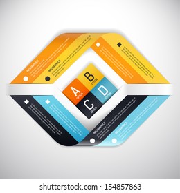 Modern Design template ( can be used for infographics )