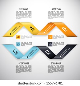 Modern Design template ( can be used for infographics )