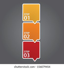 Modern Design template / can be used for infographics / numbered banners / graphic or website layout vector