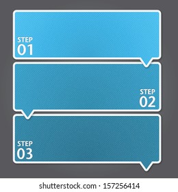 Plantilla de diseño moderno / puede ser utilizada para infografías / banners numerados / gráficos o diseño de sitio web vectorial