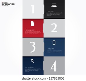 Modern design template - can be used for info graphics
