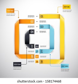 Modern Design template ( can be used for infographics )