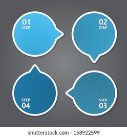 Modern Design template / can be used for infographics / numbered banners / graphic or website layout vector
