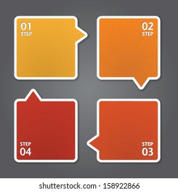 Modern Design template / can be used for infographics / numbered banners / graphic or website layout vector