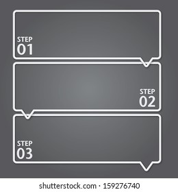 Modern Design template / can be used for infographics / numbered banners / graphic or website layout vector