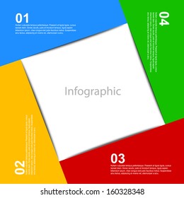 Modern Design Template, can be used for info-graphics, banners for web layout.
