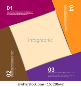 Modern Design Template, can be used for info-graphics, banners for web layout.