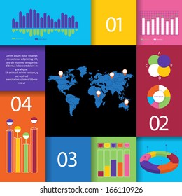 Modern Design template , can be used for info graphics