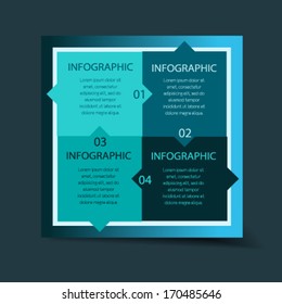 Modern Design template / can be used for infographics