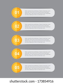 Modern Design Template, can be used for info-graphics, banners for web layout.