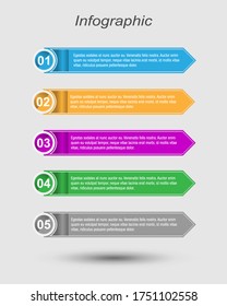 Modernes Design Template, kann für Infografiken, Banner für Web-Layout verwendet werden.