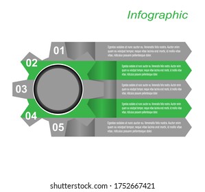 Modern Design Template, can be used for info-graphics, banners for web layout.