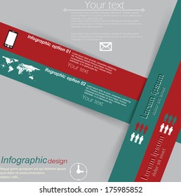Modern Design template / can be used for infographics