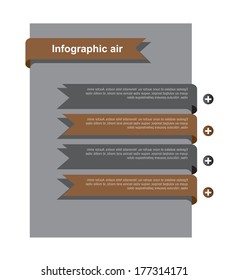 Modern Design Template, can be used for info-graphics, banners for web layout.