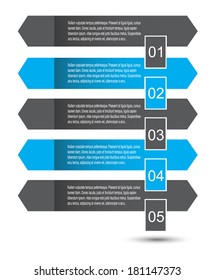 Modern Design Template, can be used for info-graphics, banners for web layout.